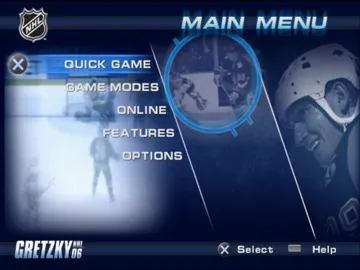 Gretzky NHL 06 screen shot title